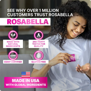 Rosabella Organic Beetroot Capsules (1300mg) for Blood Flow & Heart Health Bogo Sub